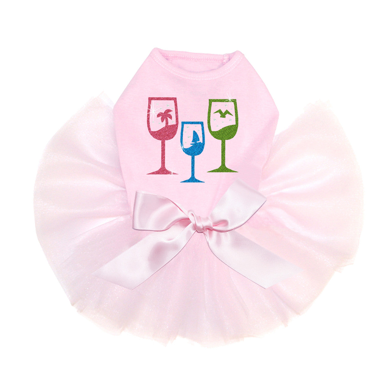 Tropical Glitter Cocktails - Custom Tutu