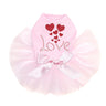 Love with Red Glitter Hearts - Custom Tutu