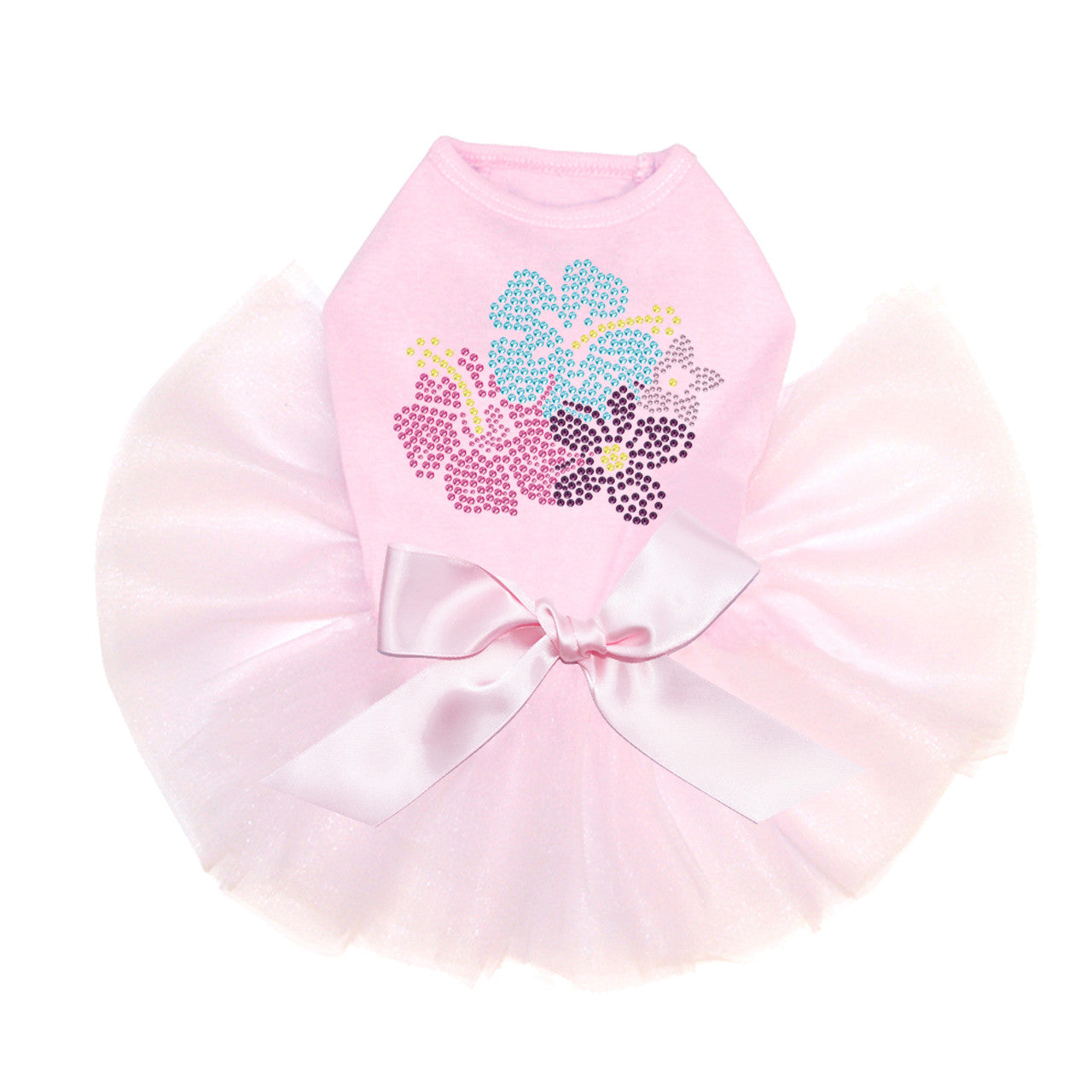 Pink, Blue & Purple Hibiscus - Custom Tutu