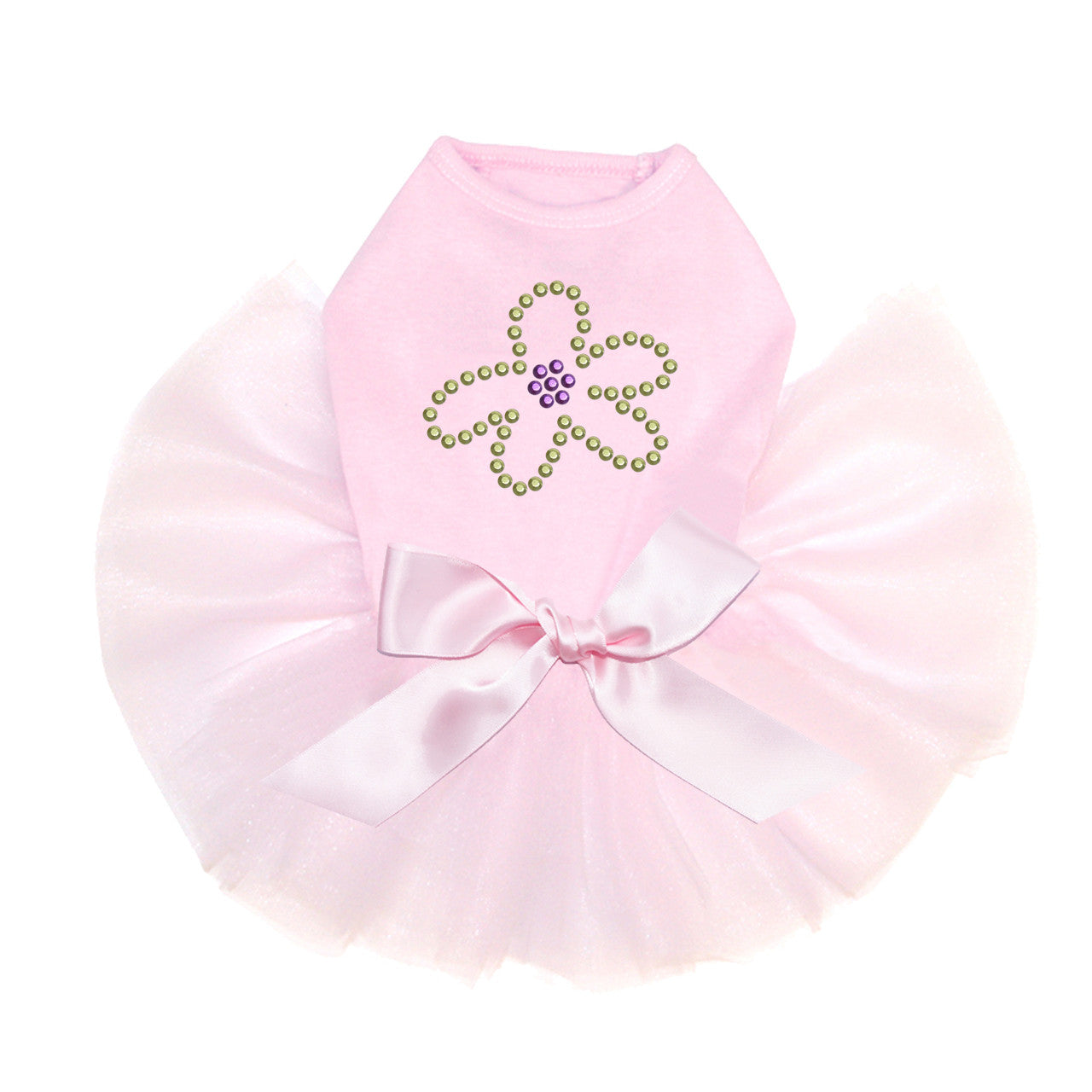 Lime & Purple Flower - Custom Tutu