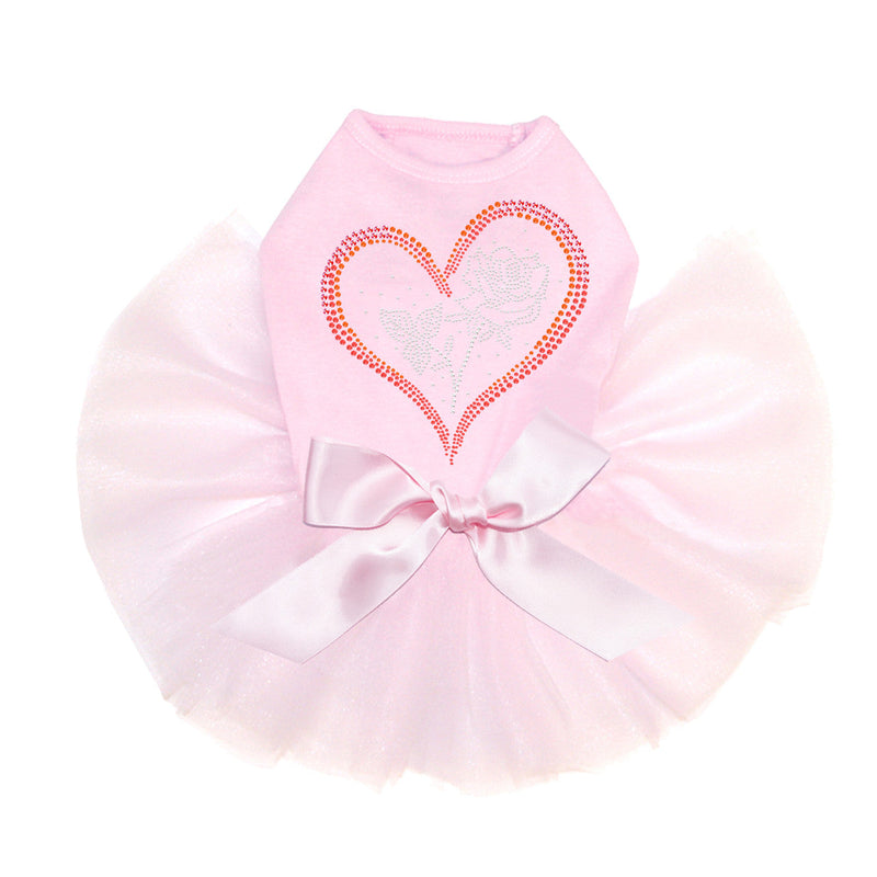 Heart with Rose - Custom Tutu