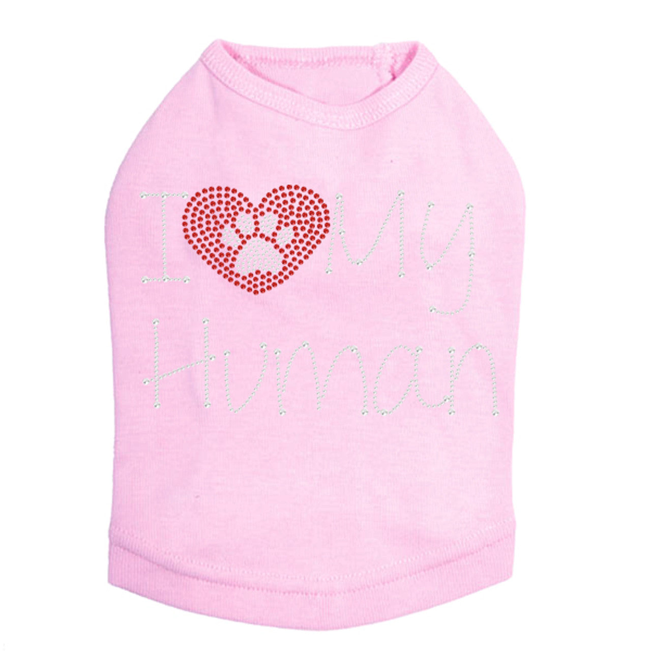I Love My Human - Dog Tank