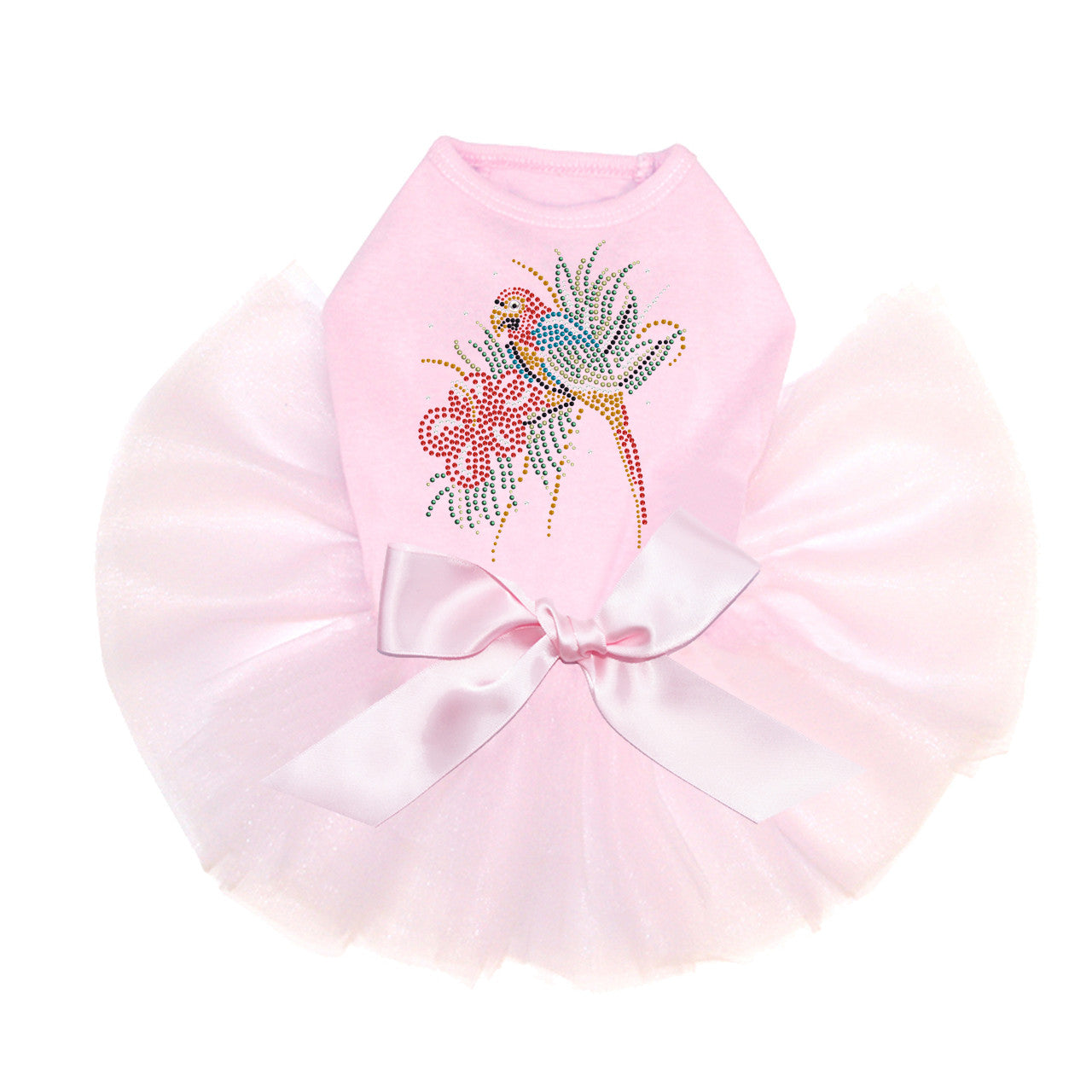Parrot with Hibiscus - Custom Tutu