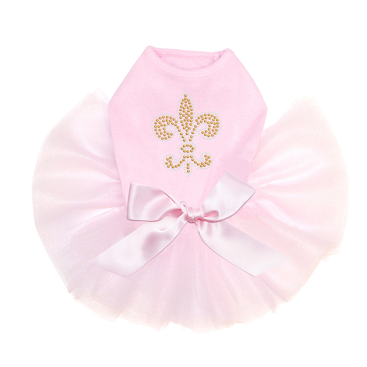 Fleur de Lis (Gold Rhinestuds) - Custom Tutu