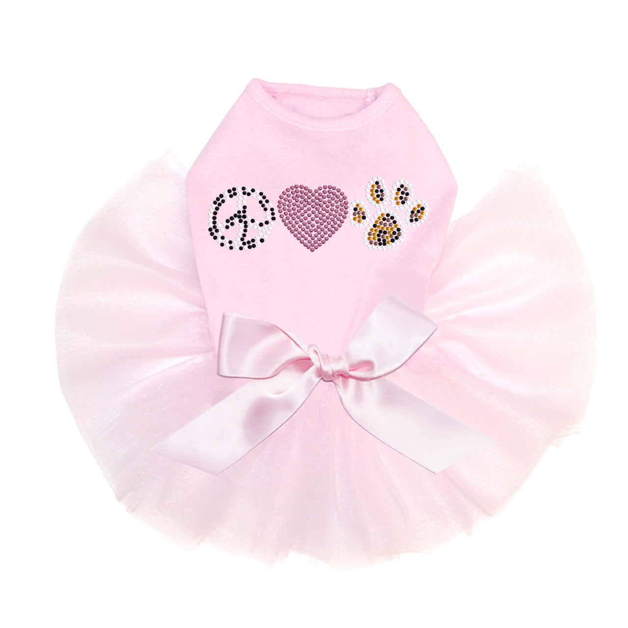 Peace, Love, Paw ( Animal Print) - Custom Tutu