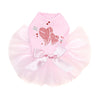 Red Rhinestone Hearts with Arrow - Custom Tutu
