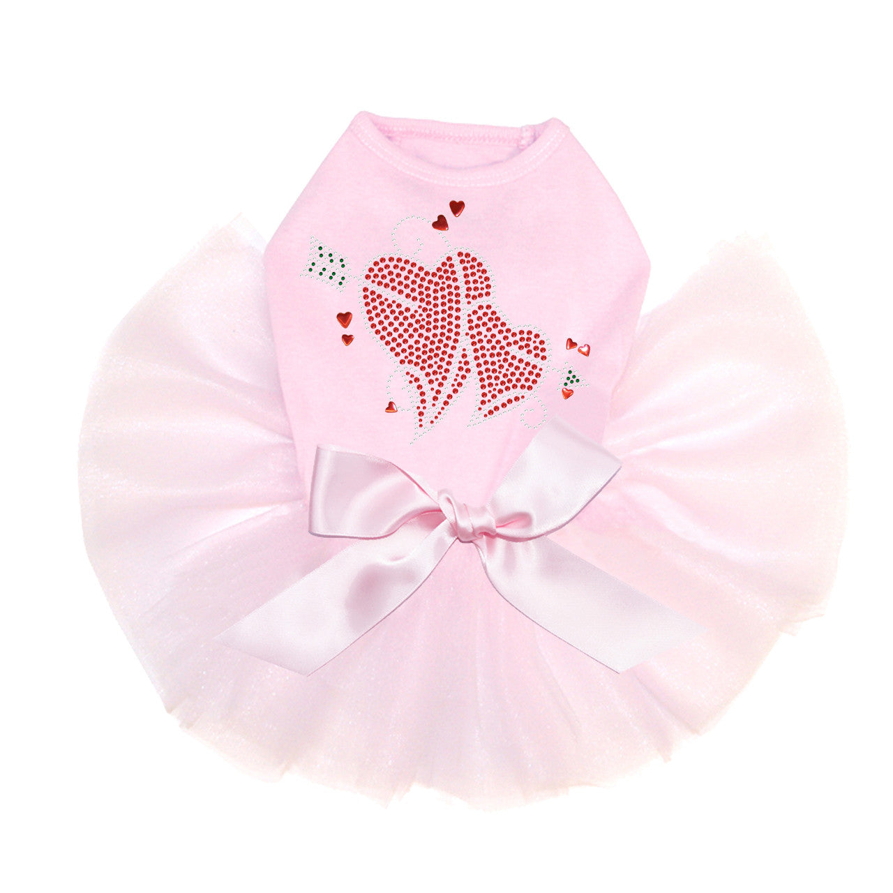 Red Rhinestone Hearts with Arrow - Custom Tutu