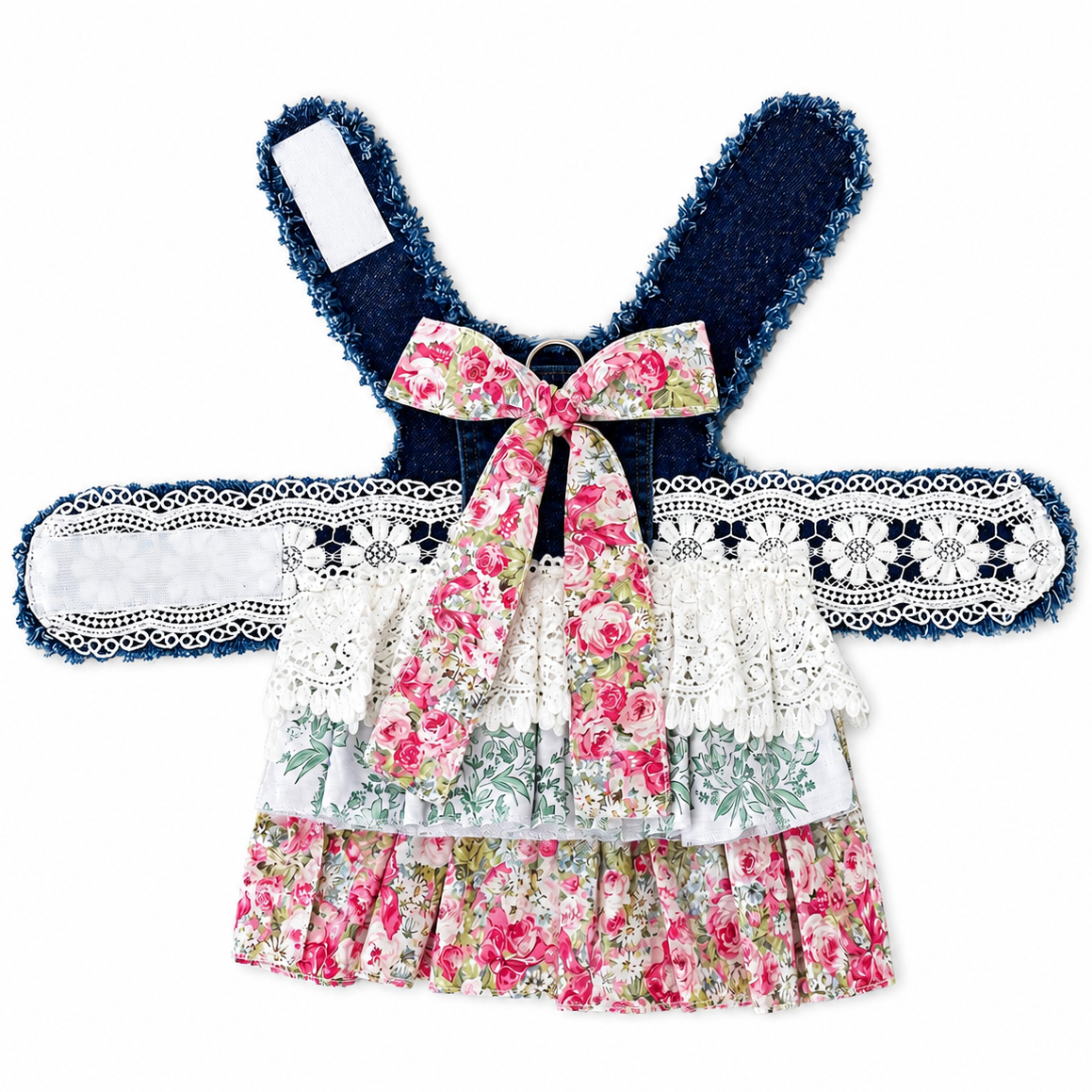 Heads or Tails Pup Rose Garden LovePackPuppy Dog Dress