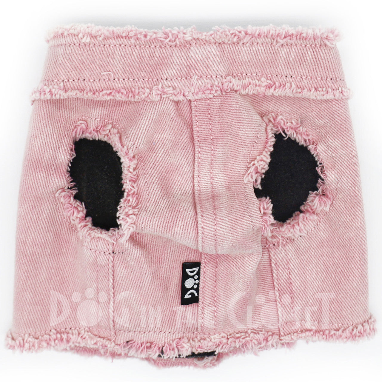 The Paris Frayed Denim Harness Vest