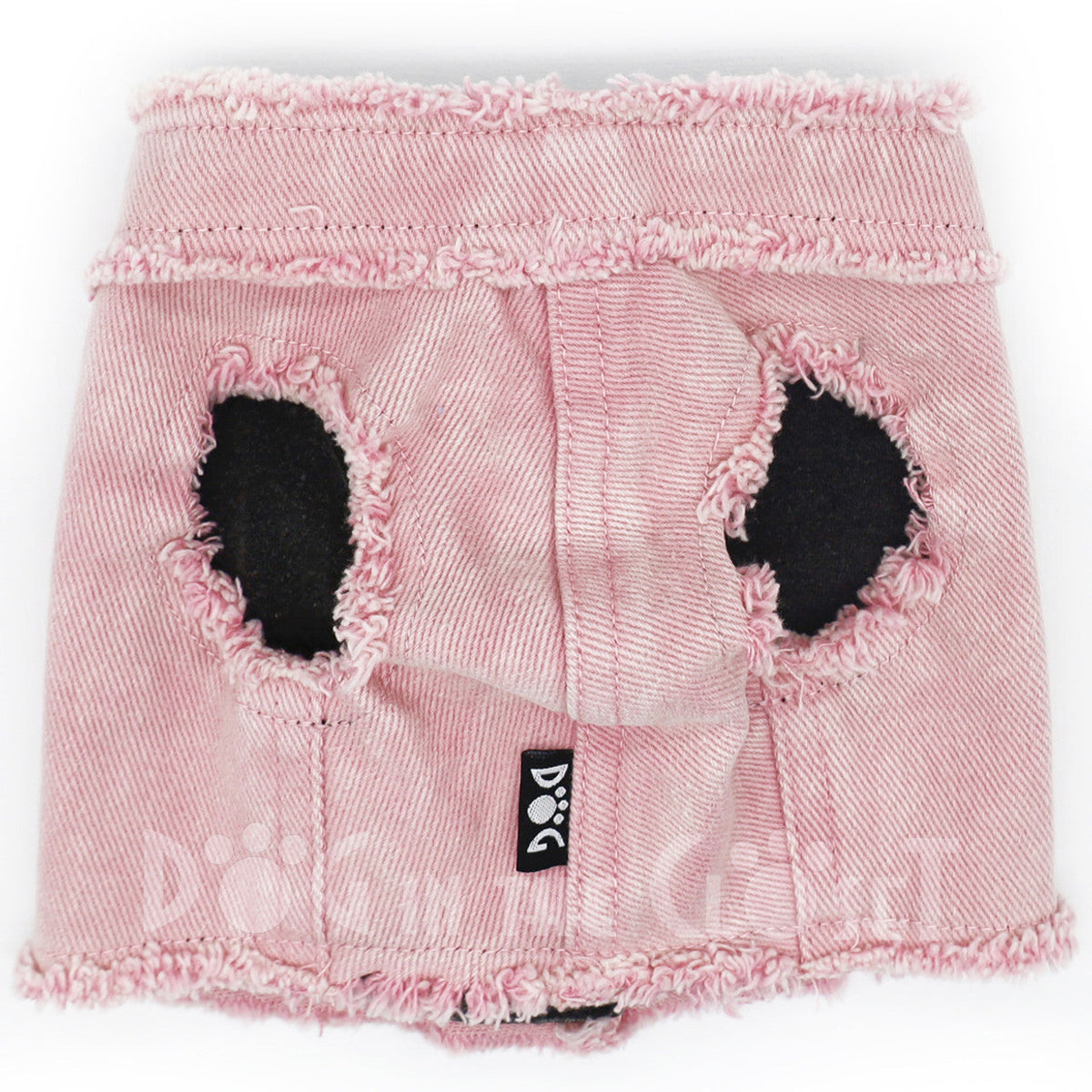 The Paris Frayed Denim Harness Vest