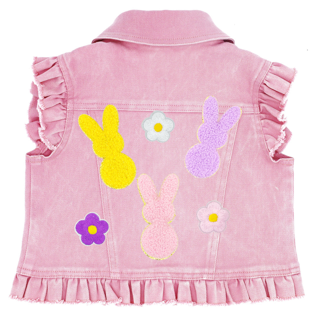 Peeps Bunny Kids Denim Vest
