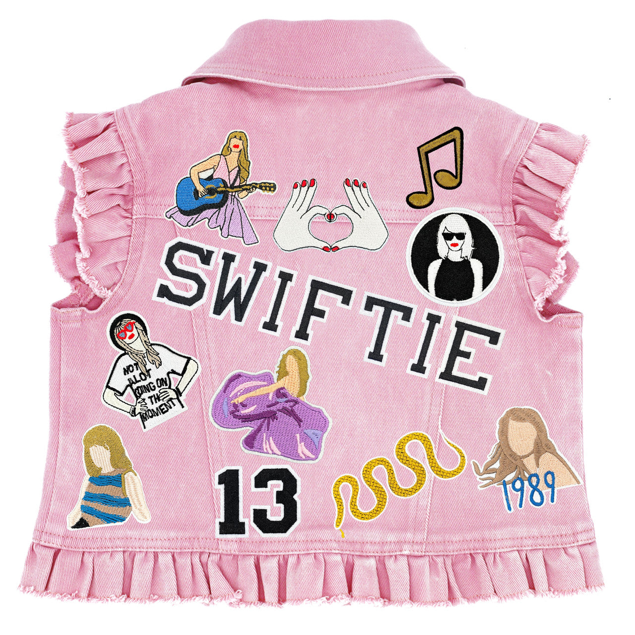 Swiftie Inspired Kids (Large) Denim Vest