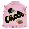Cheer Football - Kids Denim Vest