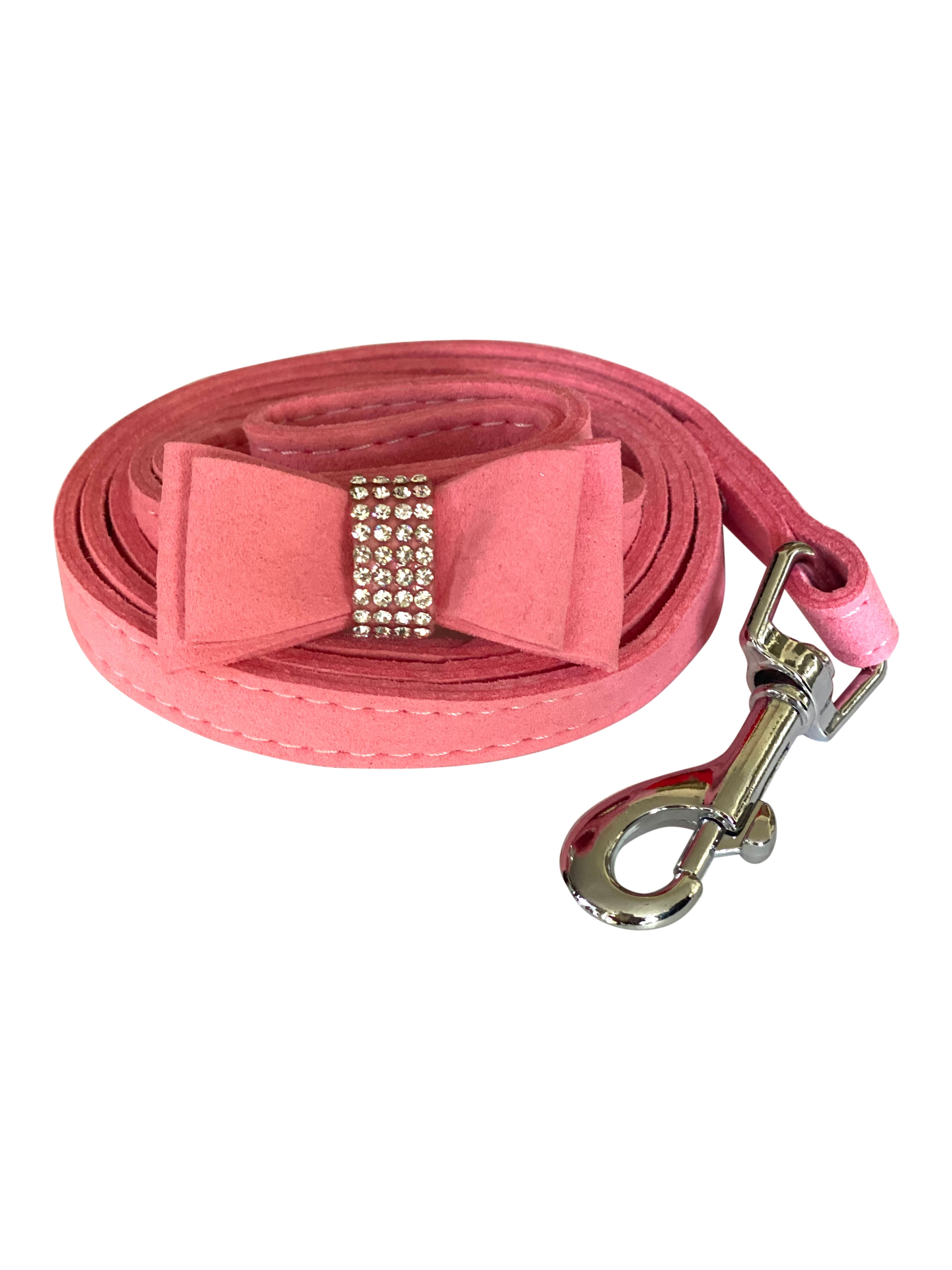 4ft Bow Tie Leash, Pink