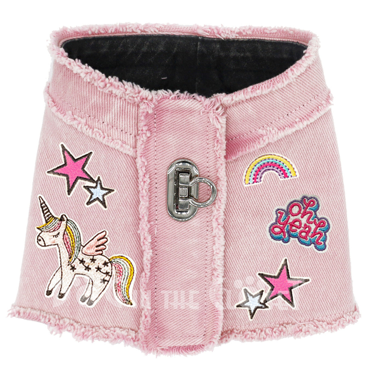 Oh Yeah Unicorn Denim Harness Vest