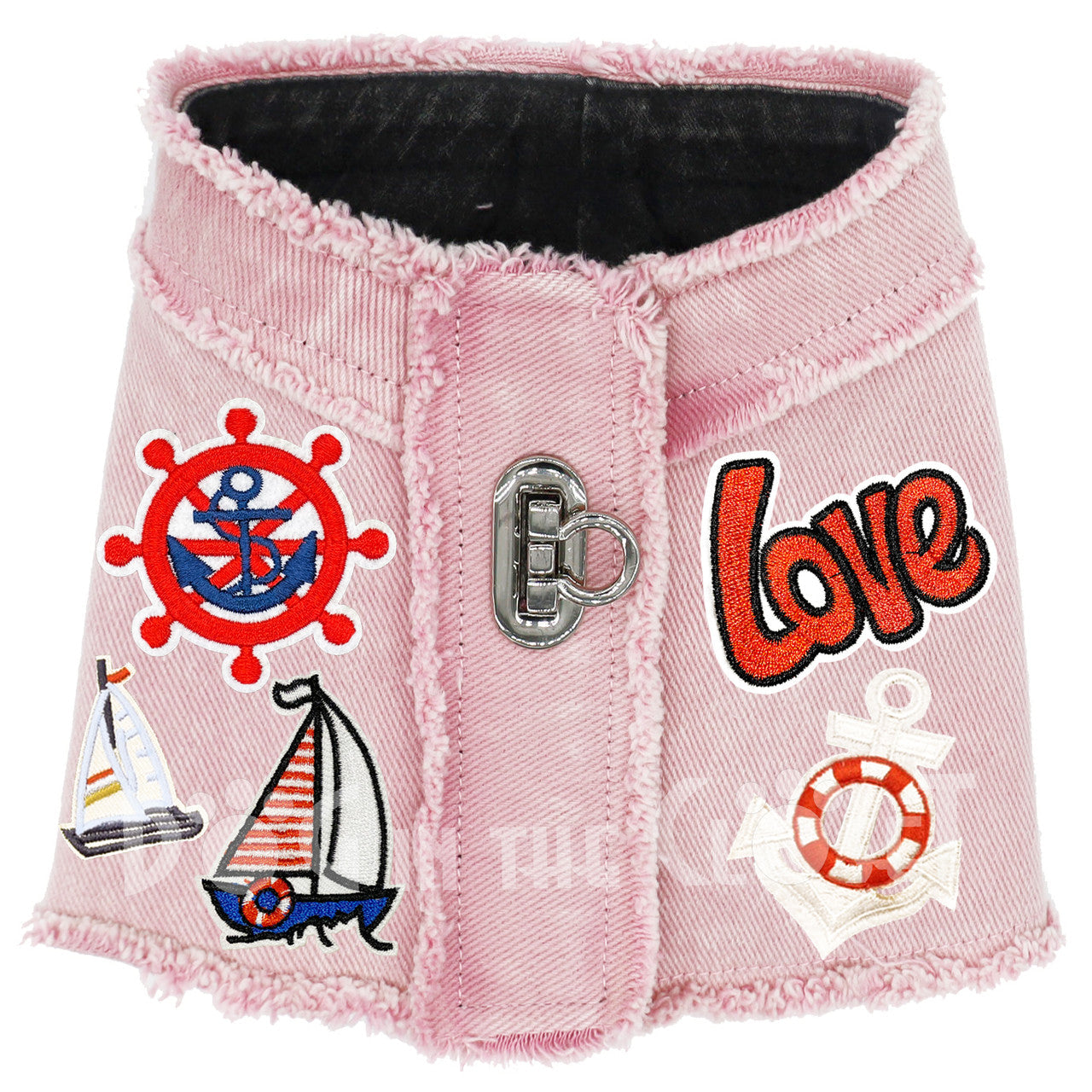 Ships Away Denim Harness Vest