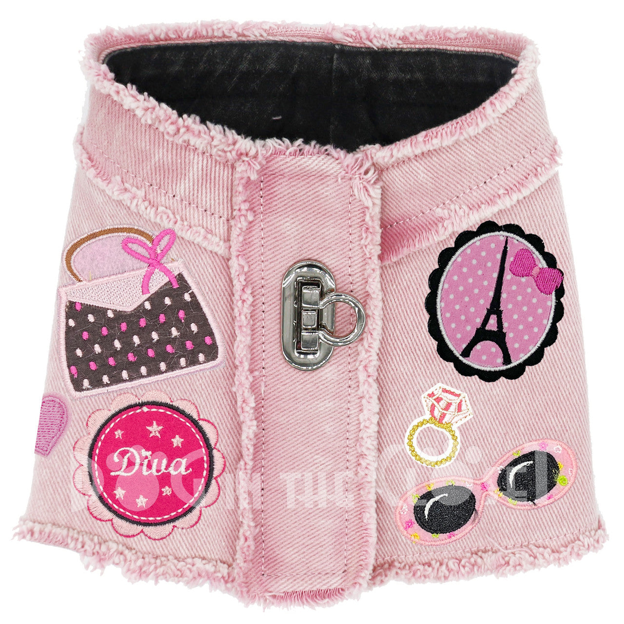 Diva in Paris Denim Harness Vest