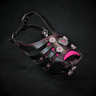 The ''Bijou'' Basket Muzzle Black & Pink