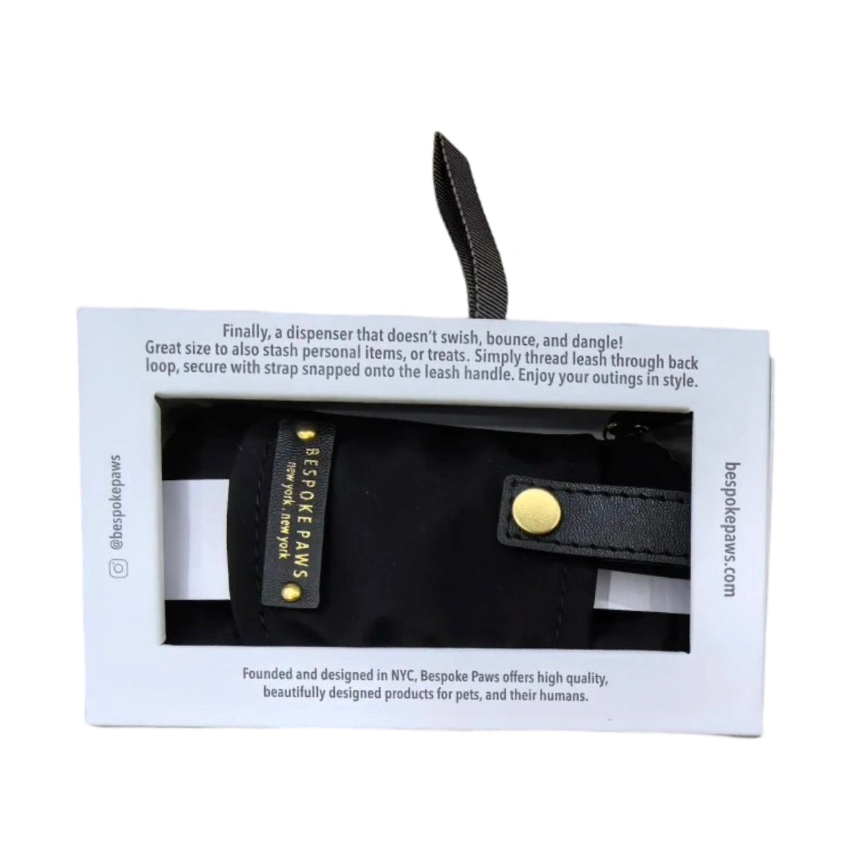 BESPOKE PAWS Pawsh Pouch - The Dangle Free Waste Bag Dispenser Waste Pouch
