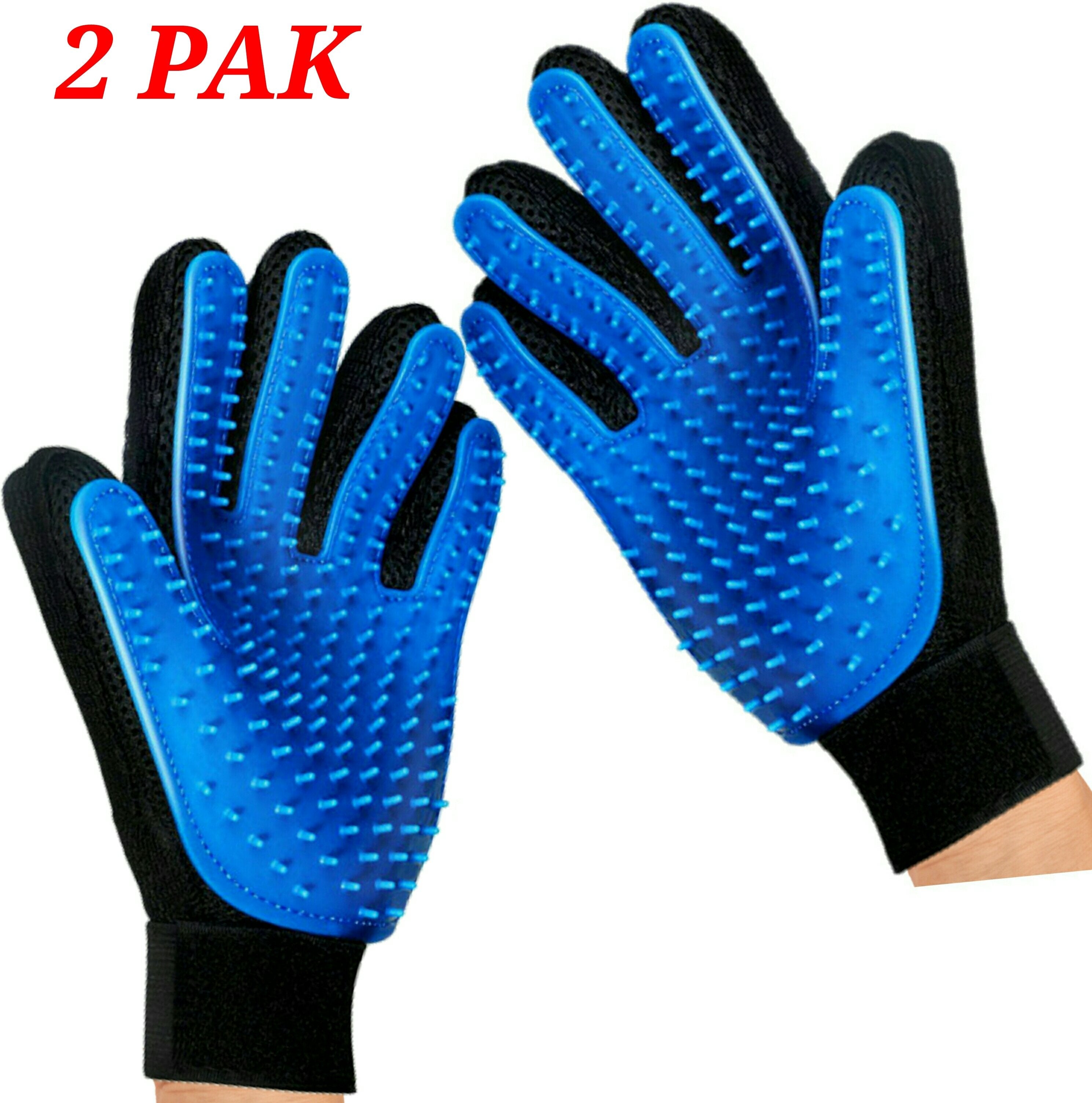 Mr. Peanuts 2 Pak HanD 259 Silicone Pins Pet Grooming Gloves 