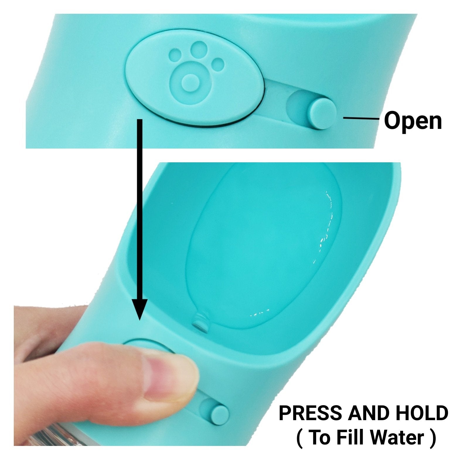 Mr. Peanuts H2OGO Portable Pet Water Bottle Dispenser