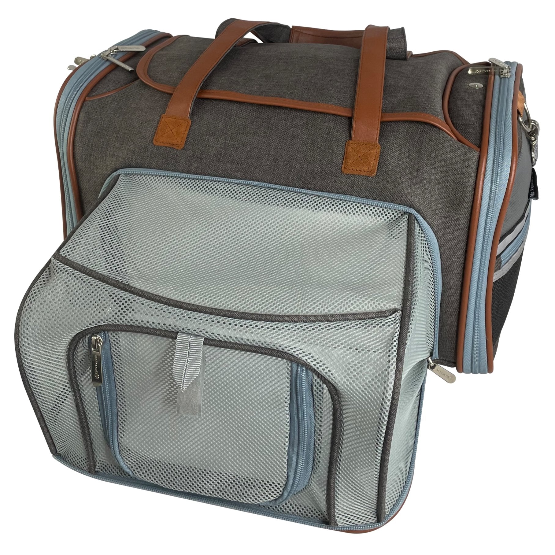 Mr. Peanuts Gold Series Big Apple XL Size Airline Compliant Expandable Pet Carrier