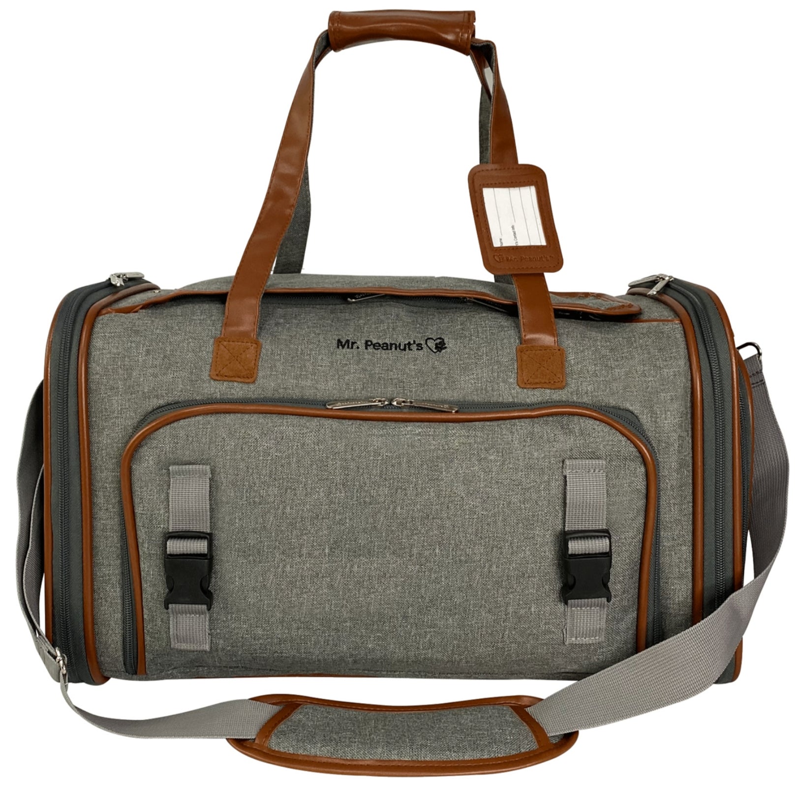 Mr. Peanuts Gold Series Standard Size Airline Compliant Double Expandable Pet Carrier