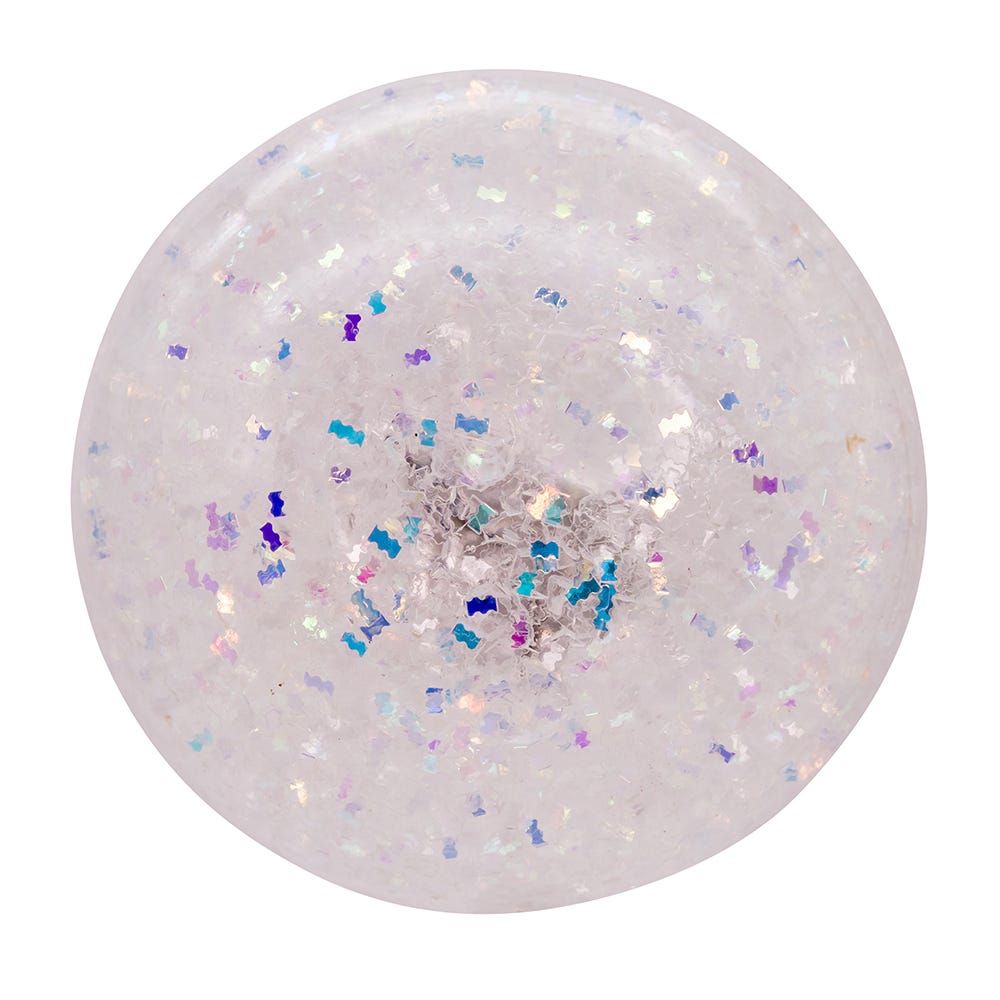 Kurt Adler 100MM 6pc Shatterproof Iridescent Glittered Ball Ornaments