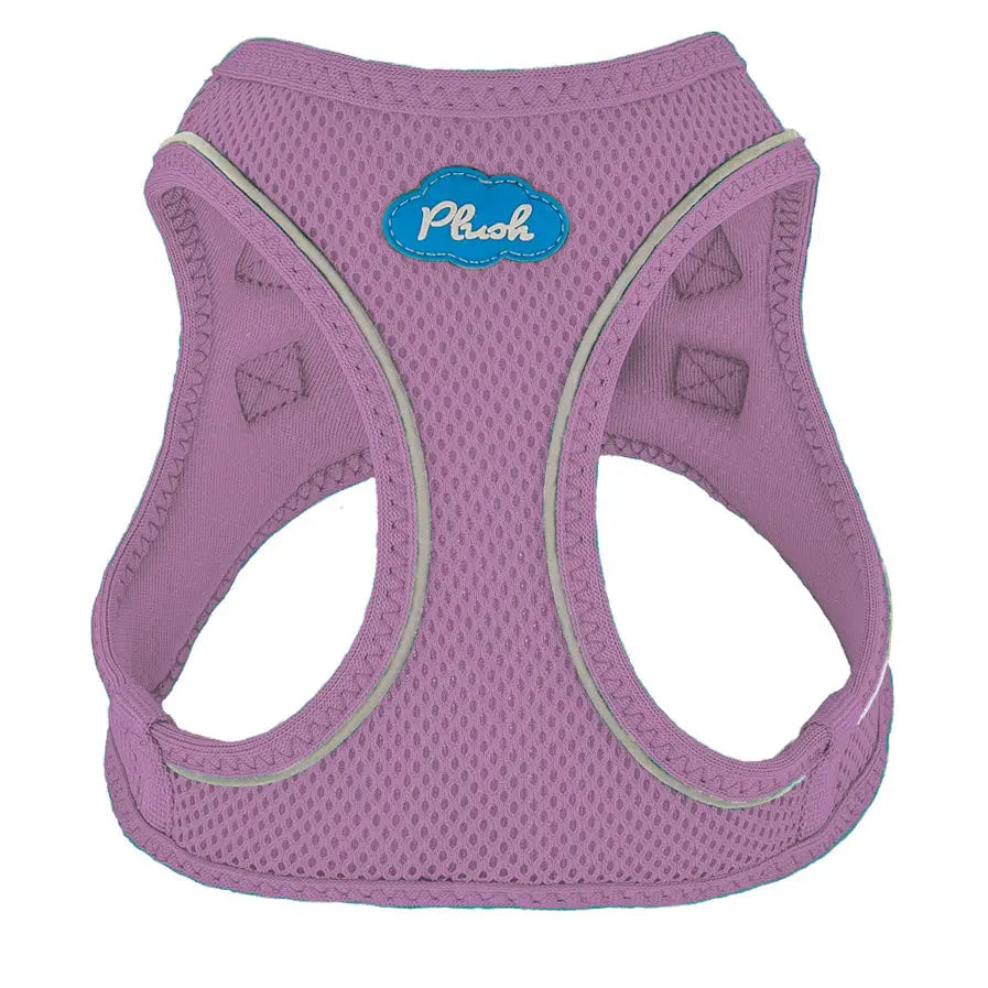 lavender frost step-in dog harness breathable air mesh on white background