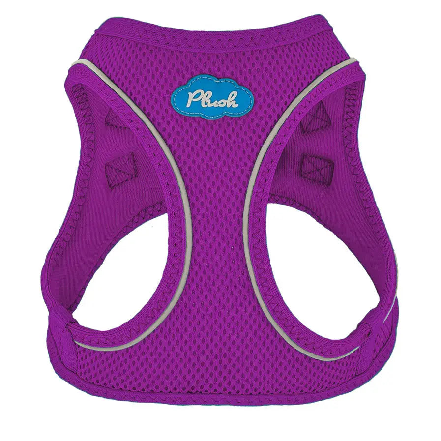Plush Step In Air Mesh Harness - Purple