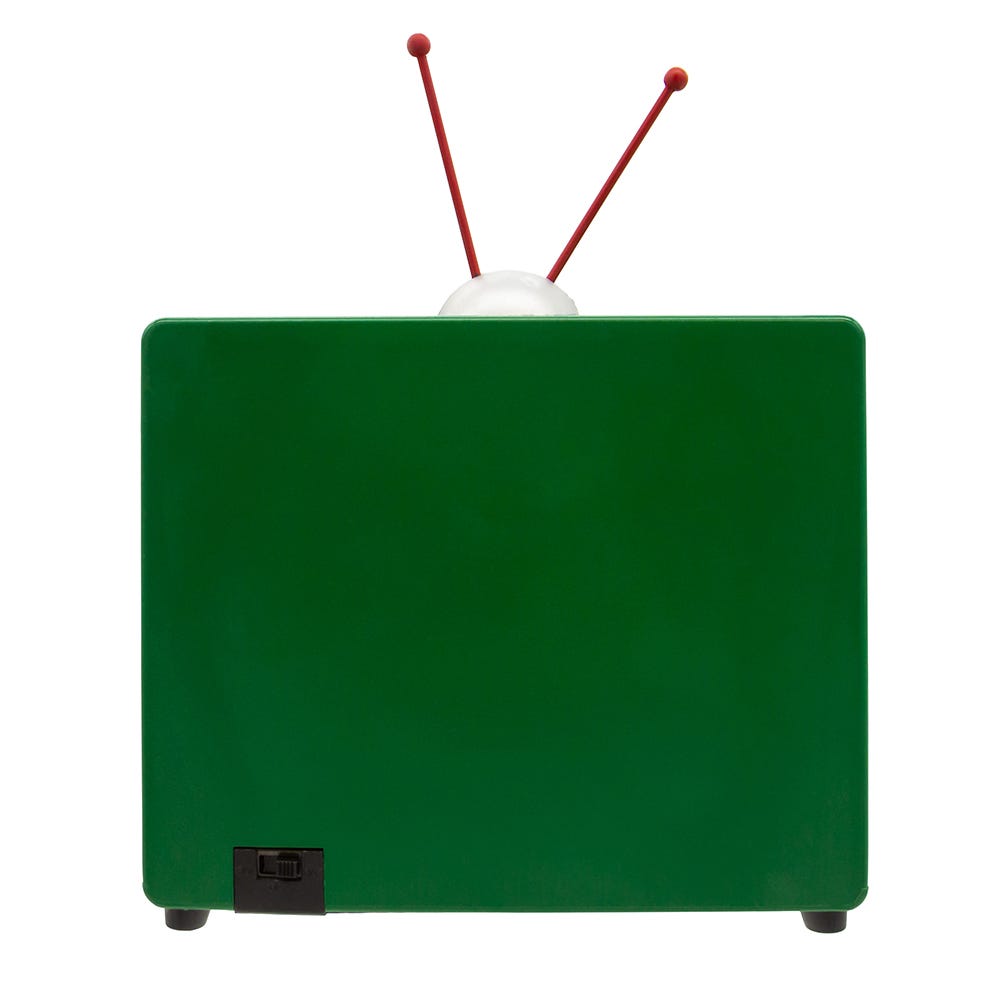 Kurt Adler 6-Inch Battery Operated Peanuts Outdoor Scene Musical TV Table Piece