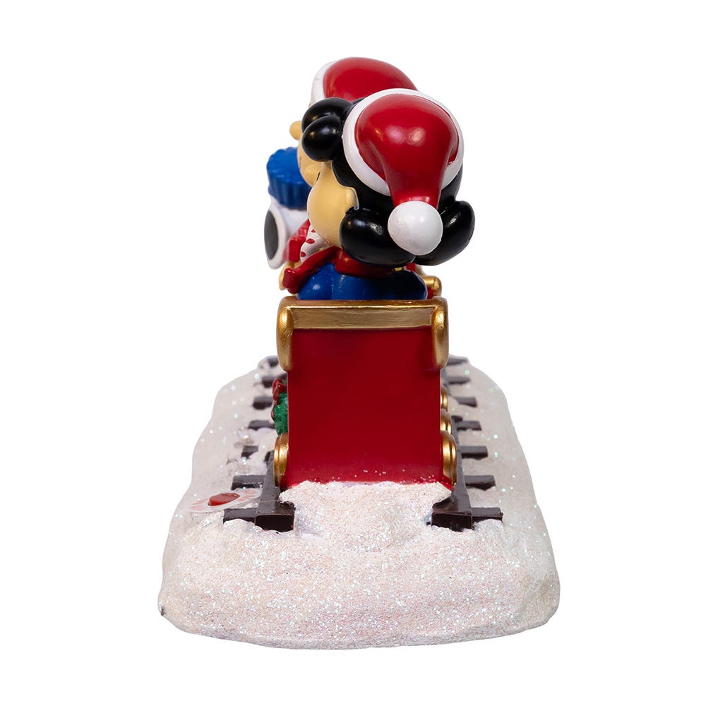 Kurt Adler Battery-Operated Peanuts Musical Train Table decor