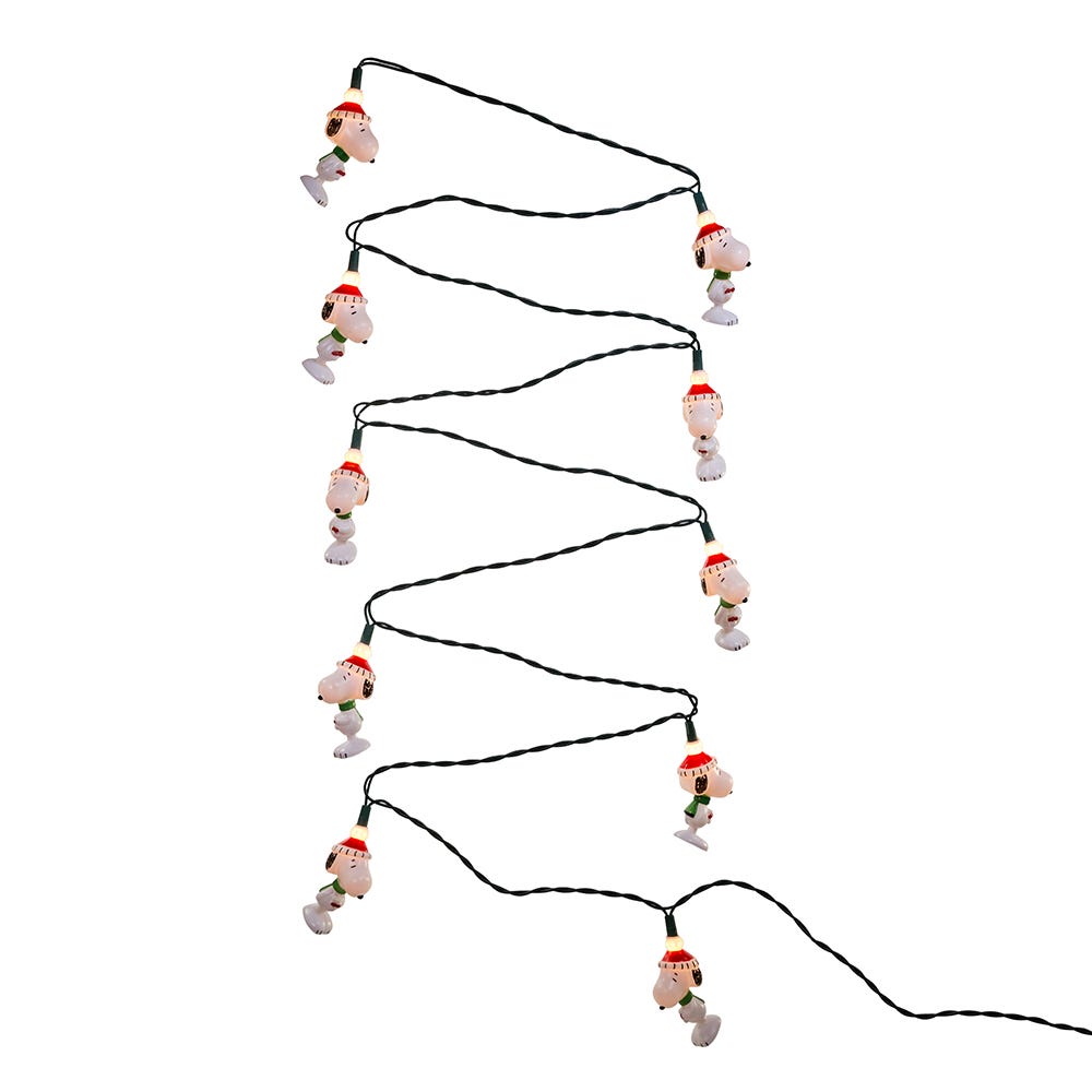 Kurt Adler 10-Light 11-Foot Peanuts Snoopy Light Set