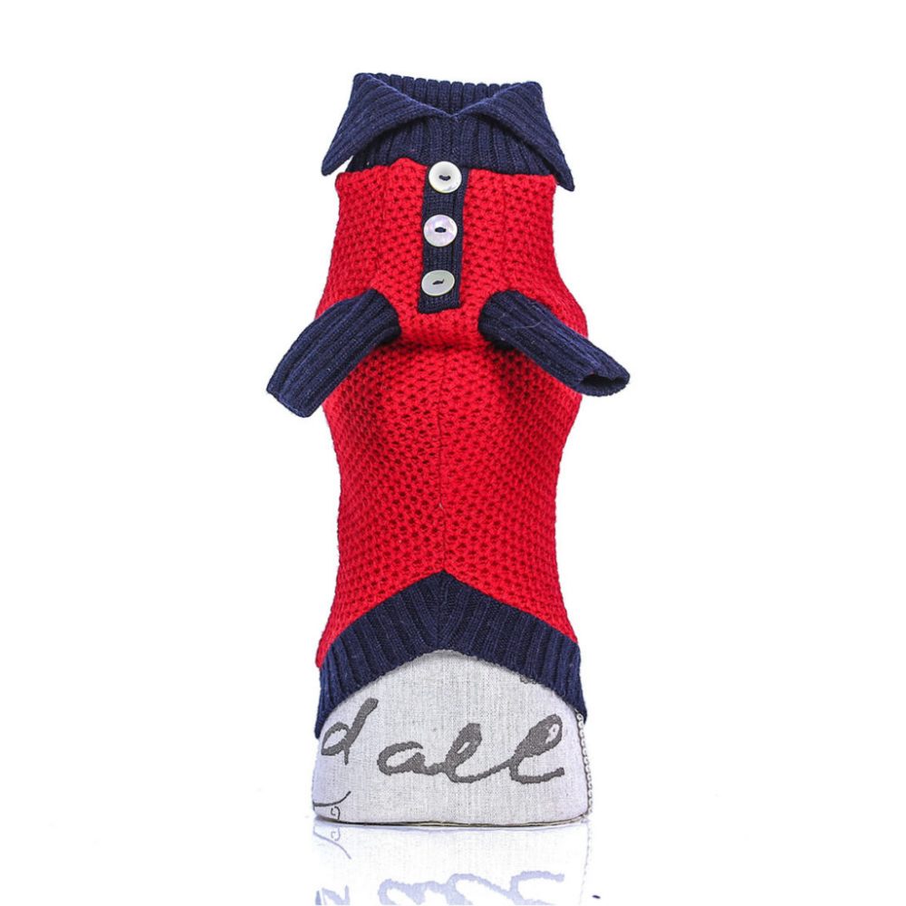 Sweater - Polo Red and Blue