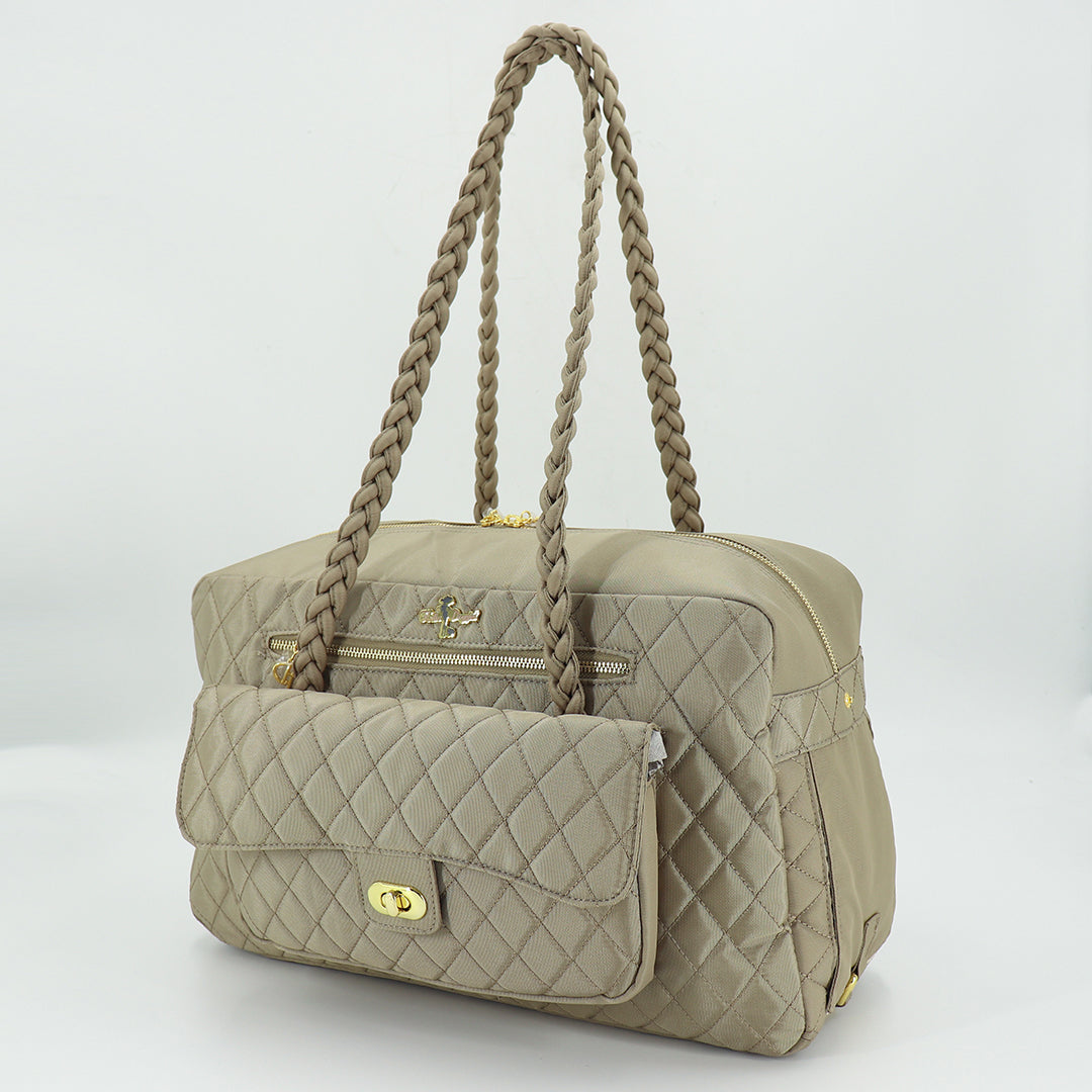 Hello Doggie Porsha Travel-Friendly Blush Dog Carrier
