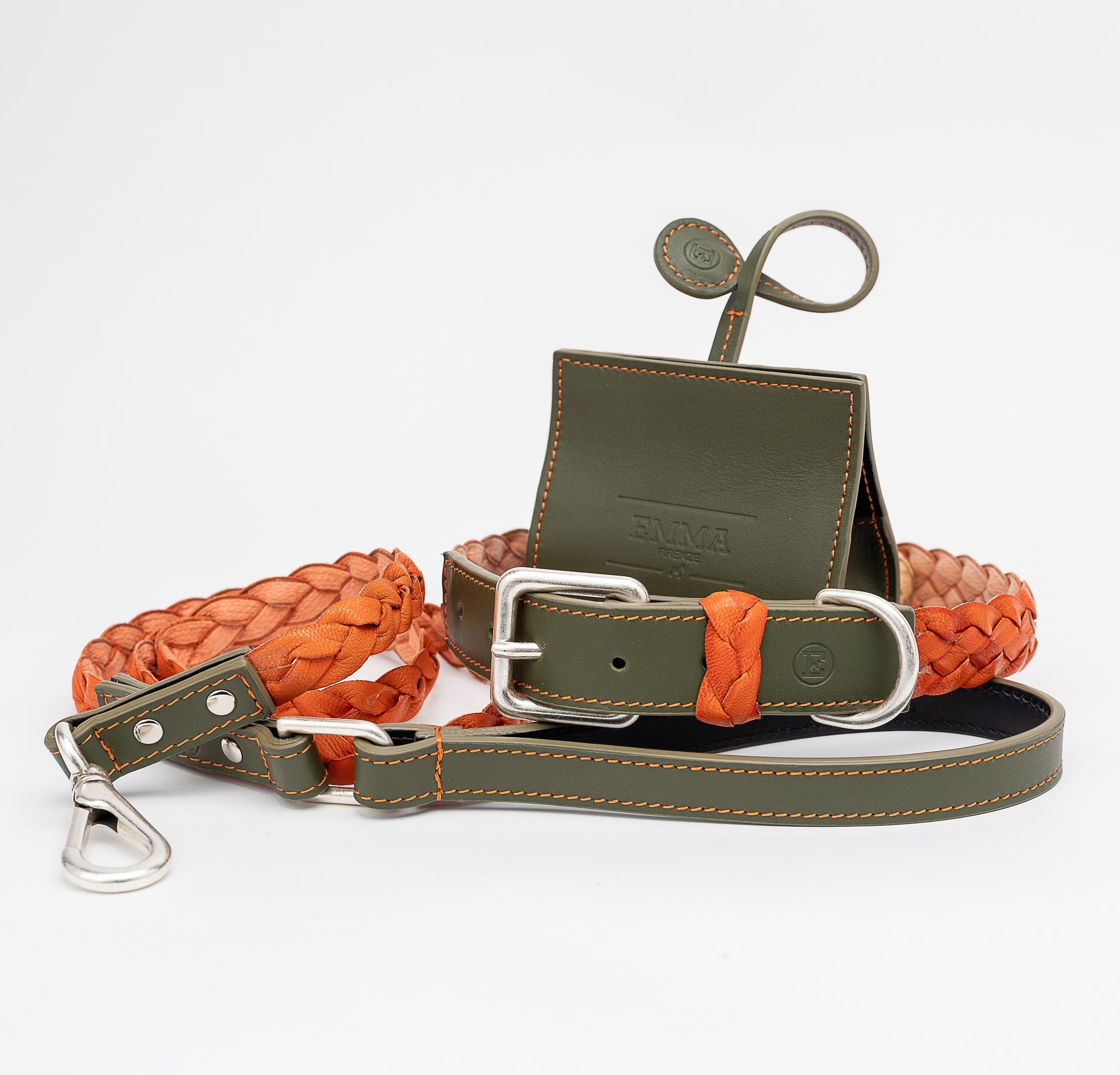 Green & Orange Braid-Bag