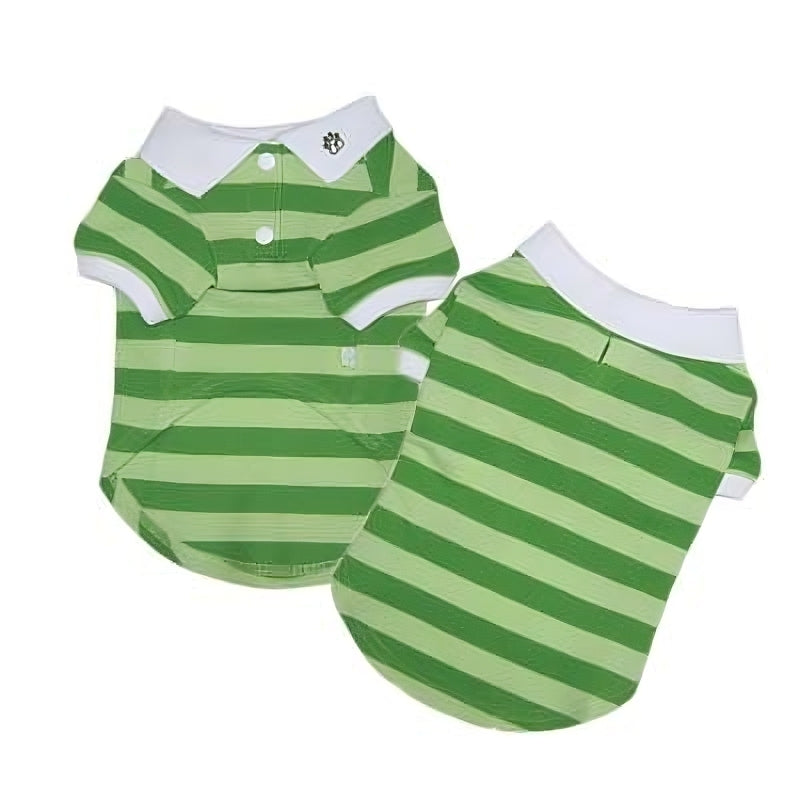 DOGO Stripe Polo Dog Shirt