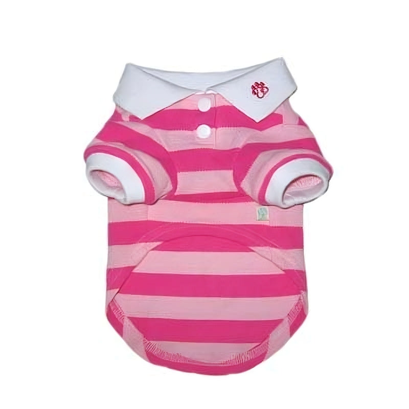 DOGO Stripe Polo Dog Shirt
