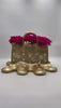 Golden Icon Bag Vase – Customizable Louis-Inspired Luxury Decor