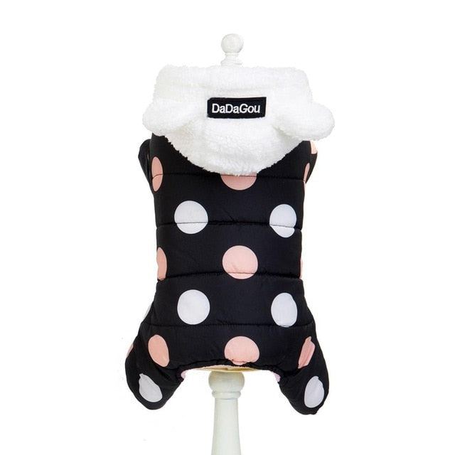 Big Polka Dot Snowsuit Jumpsuit