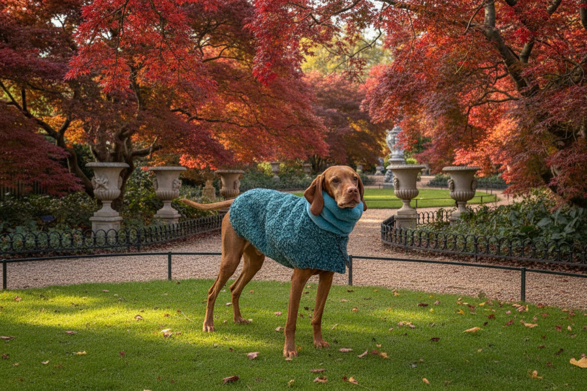 Manhattan Walking Dog Coat White Pearl