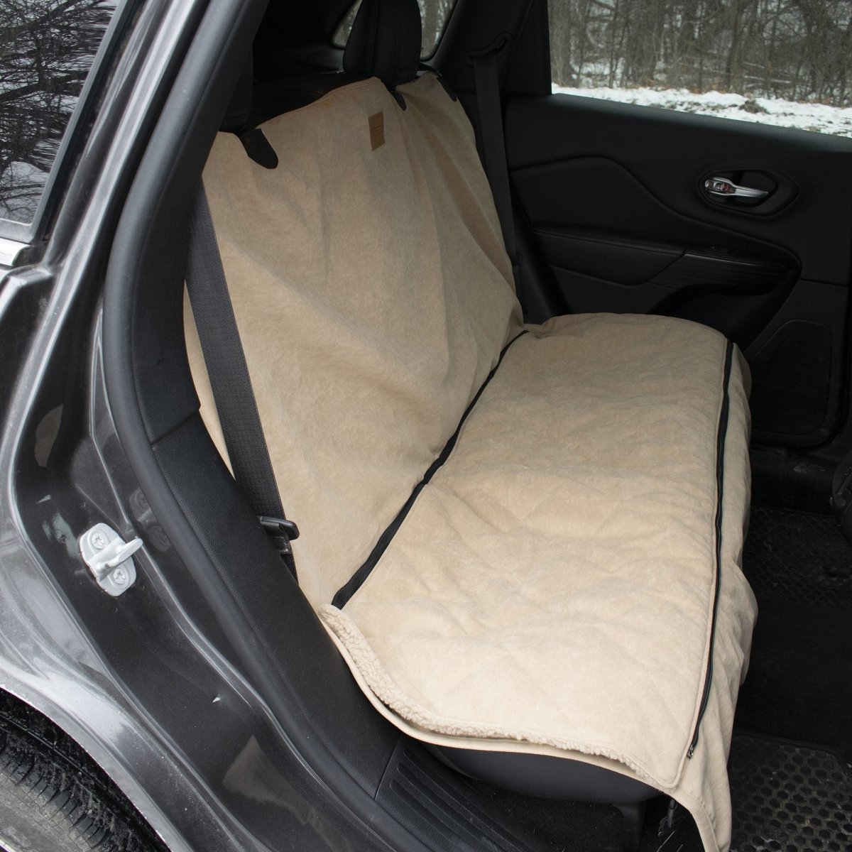 Protective Microfiber Car Bench Seat Cover
