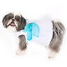 The Madeleine Dog Harness Dress with Aqua Sash