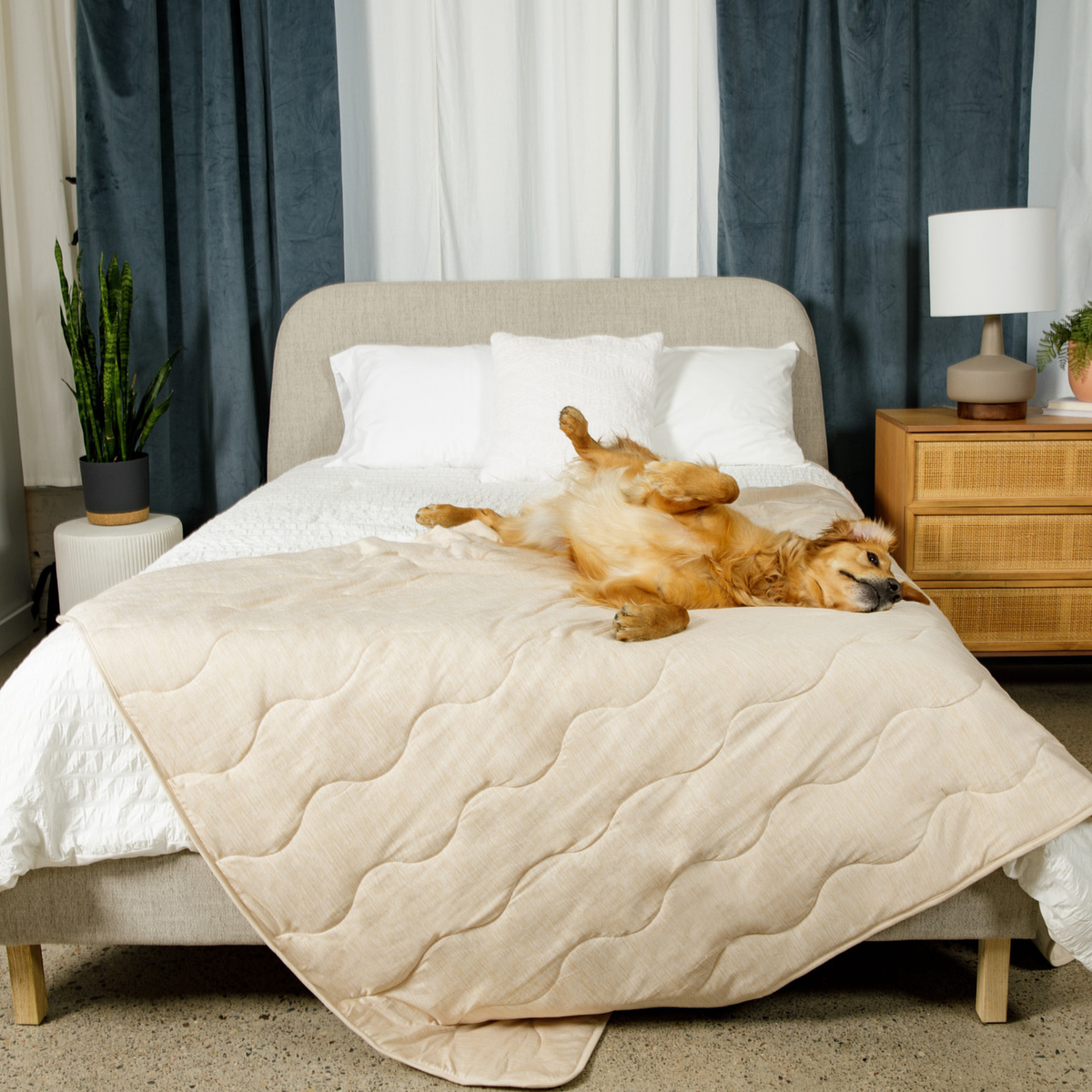 PupChill Cooling Waterproof Blanket Arctic Sand
