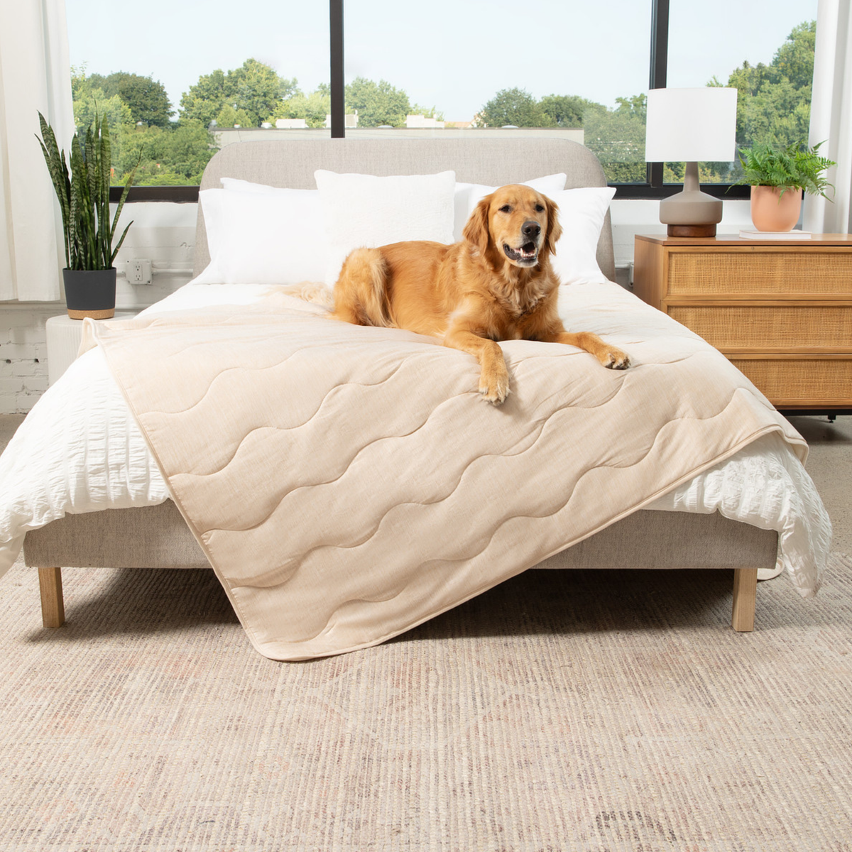 PupChill Cooling Waterproof Blanket Arctic Sand