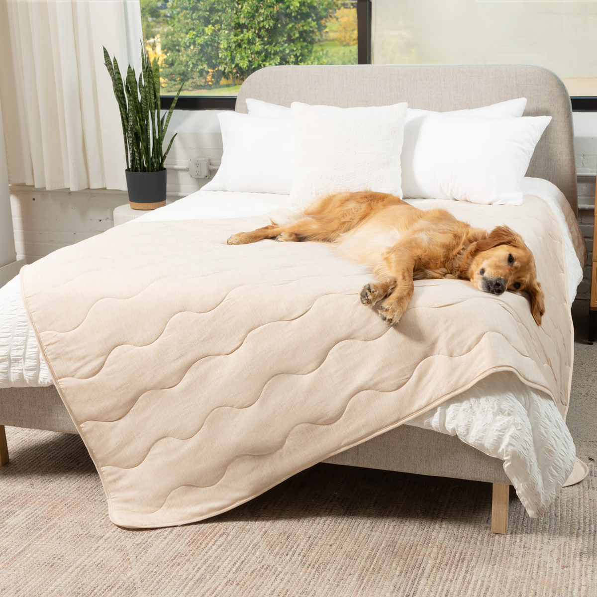 PupChill Cooling Waterproof Blanket Arctic Sand