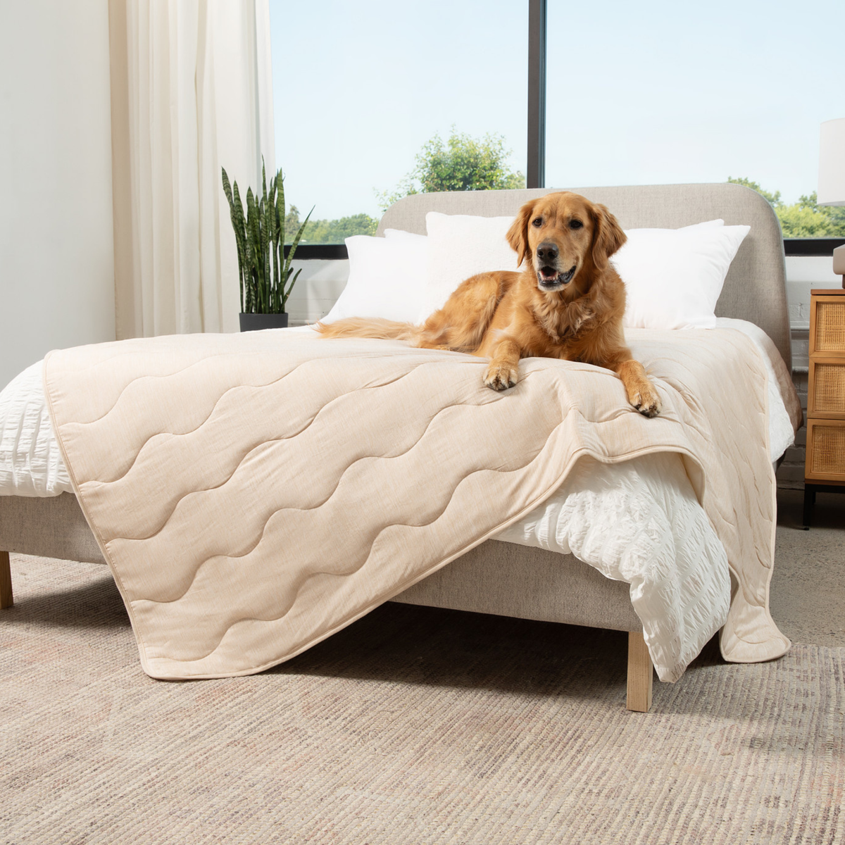 PupChill Cooling Waterproof Blanket Arctic Sand