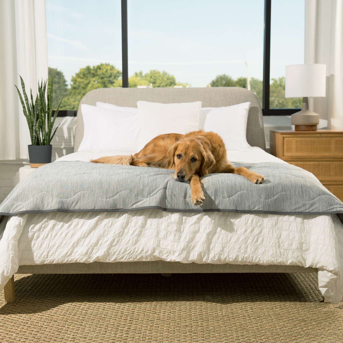 PupChill Cooling Waterproof Runner Blanket Arctic Grey