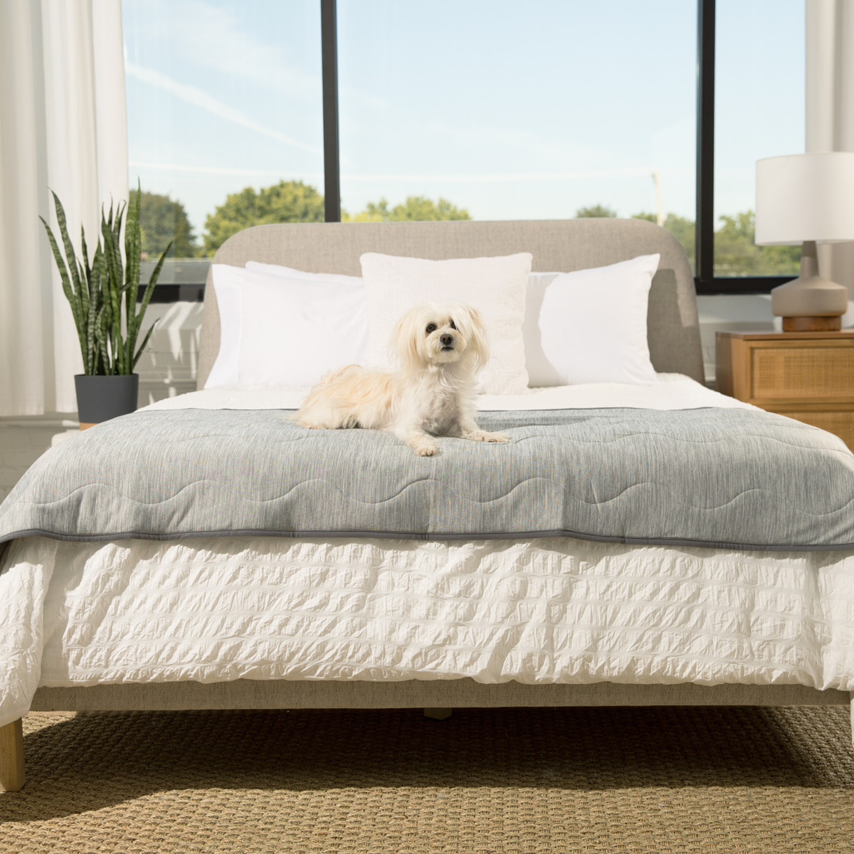PupChill Cooling Waterproof Runner Blanket Arctic Grey