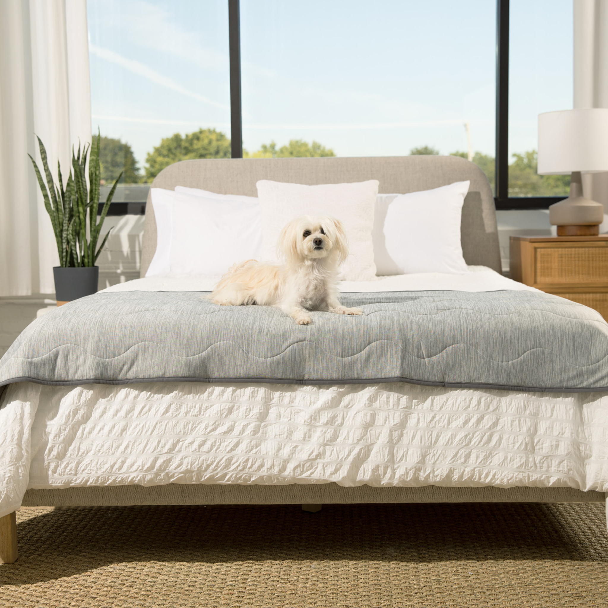 PupChill Cooling Waterproof Runner Blanket Arctic Grey